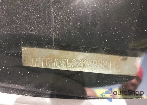 2002 Ford F-150 Lariat/Xlt из США, поврежденный, VIN 1FTRW08L22KA98816